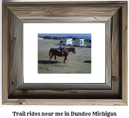 trail rides near me in Dundee, Michigan